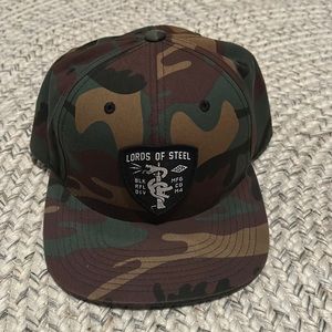 BLK RFL DIV camo hat